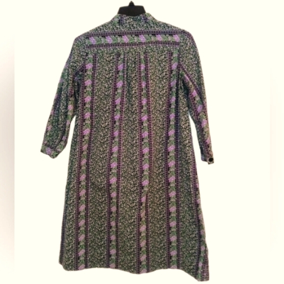 Vintage :: 60s Handmade Women's Floral Sheath Dress - Picture 3 of 7